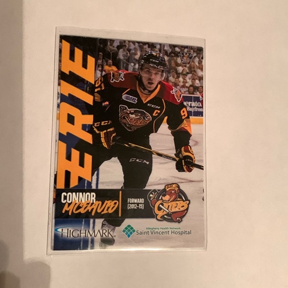 unbranded Other - Connor McDavid game issued card
